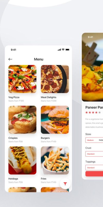 Pizza 外卖 App ui .sketch下载
