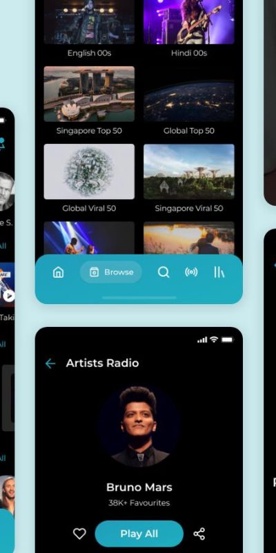 音乐app ui .sketch素材下载