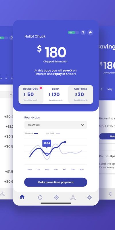 Chipper 个人金融app ui kit .sketch素材下载