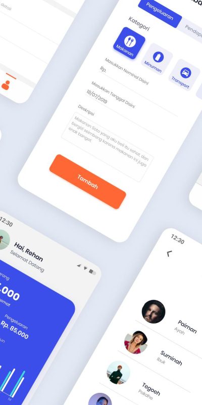 成套金融记账app KoCost ui .fig素材下载