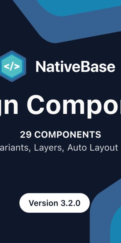 NativeBase Design Components 设计系统 .fig素材下载