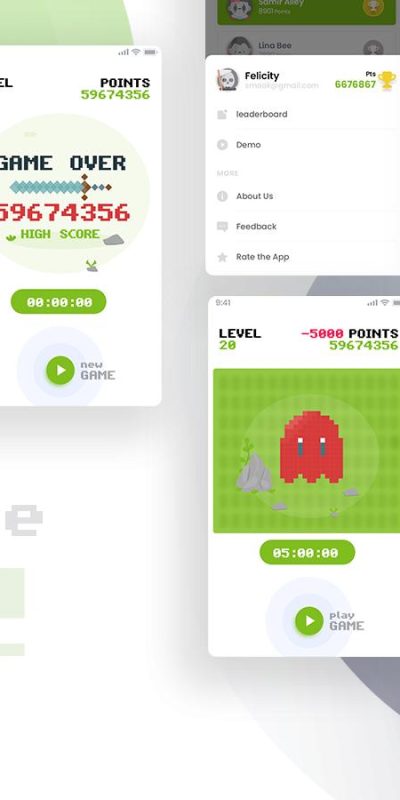 Find the ODD! Game 游戏APP ui .psd下载