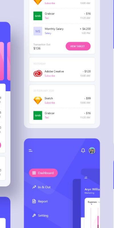 金融app ui .sketch .fig素材下载