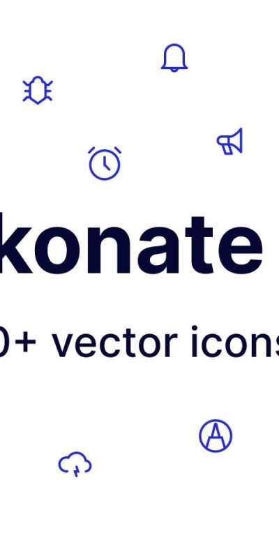Ikonate 线型图标集 .fig素材下载