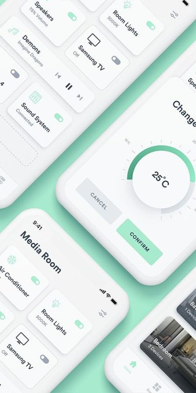 智能家居app ui .sketch素材下载