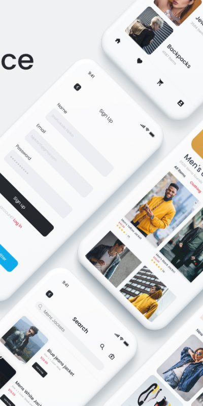 时装电商app INAYA .xd素材下载