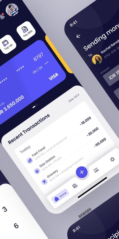 支付钱包app ui .fig素材下载