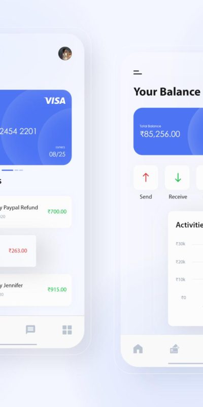 金融银行app ui .xd素材下载
