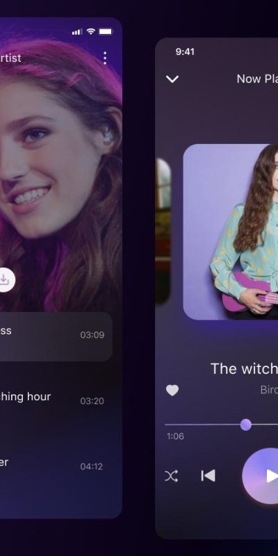音乐app ui .fig素材下载