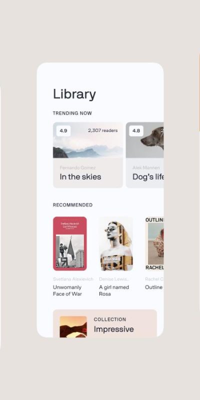 书店app 活动、图书页面ui .fig素材下载