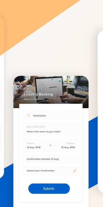 app 预定页面UI booking .xd素材下载
