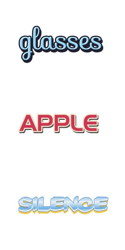 PS文字特效3D复古字体效果(4).psd