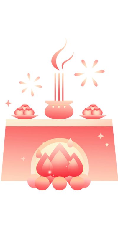 中式传统年俗系列鞭炮财神灯笼红包喜庆新年元素图案psd设计素材(1)