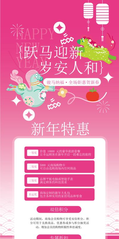 2026马年春节市集促销活动全套设计素材含海报与AI矢量图(2)