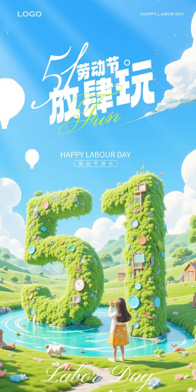 劳动节节日推广手机H5海报素材(37).psd