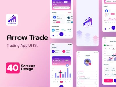 Arrow Tade金融app ui .fig素材下载