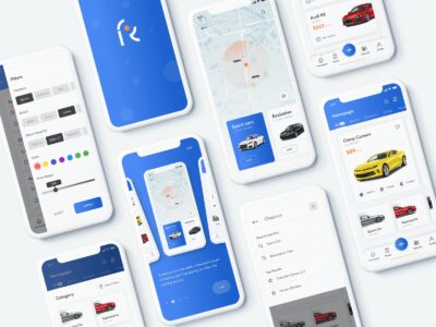 租车app ui .sketch素材下载