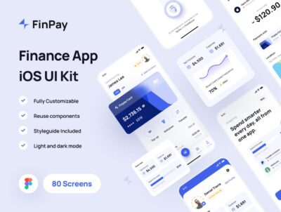 FinPay 金融app ui .fig素材下载