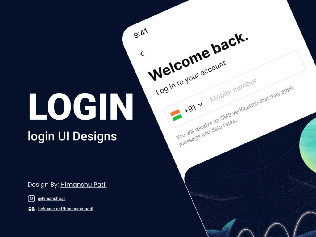 一组app login ui .fig素材下载