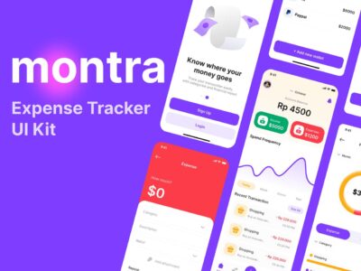 Montra 记账app ui .fig素材下载