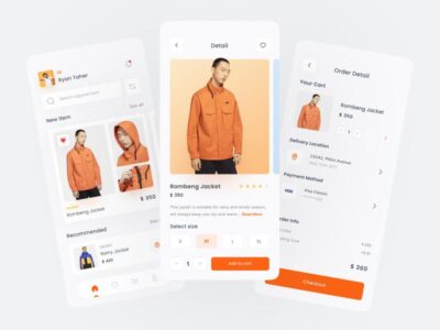 服装电商app ui .fig素材下载