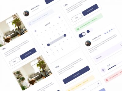 UI设计组件元素素材包 UI kit .sketch素材下载