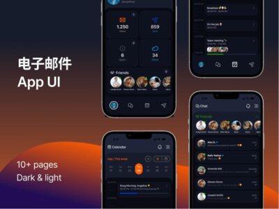 电子邮箱app ui .fig素材下载