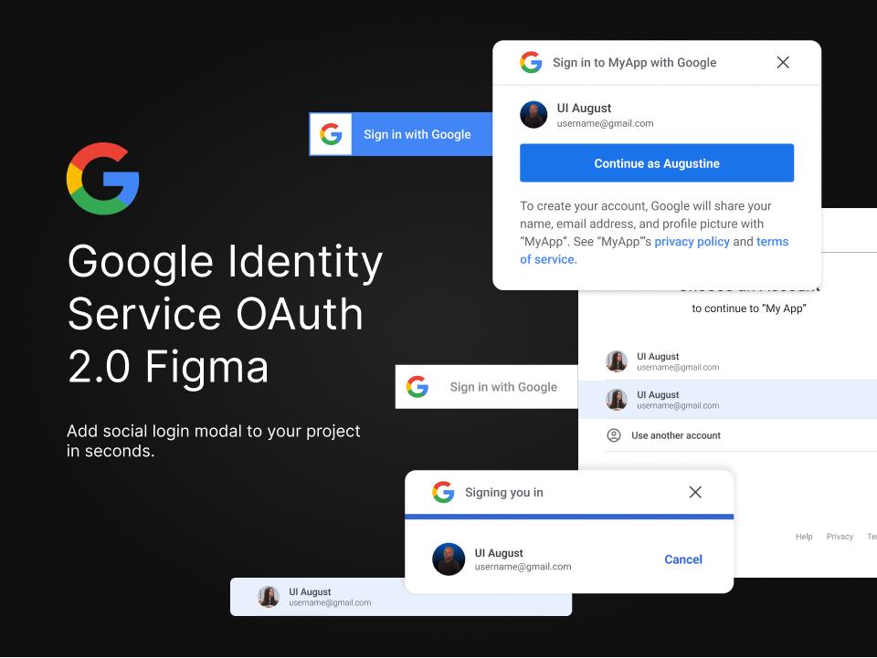 GIS – Google Identity Services 授权登录组件ui .fig素材下载