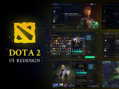 游戏Dota 2 UI Redesign .fig素材下载