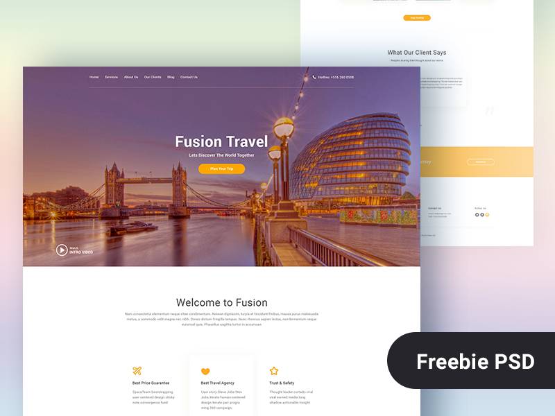 Travel Agency psd素材下载