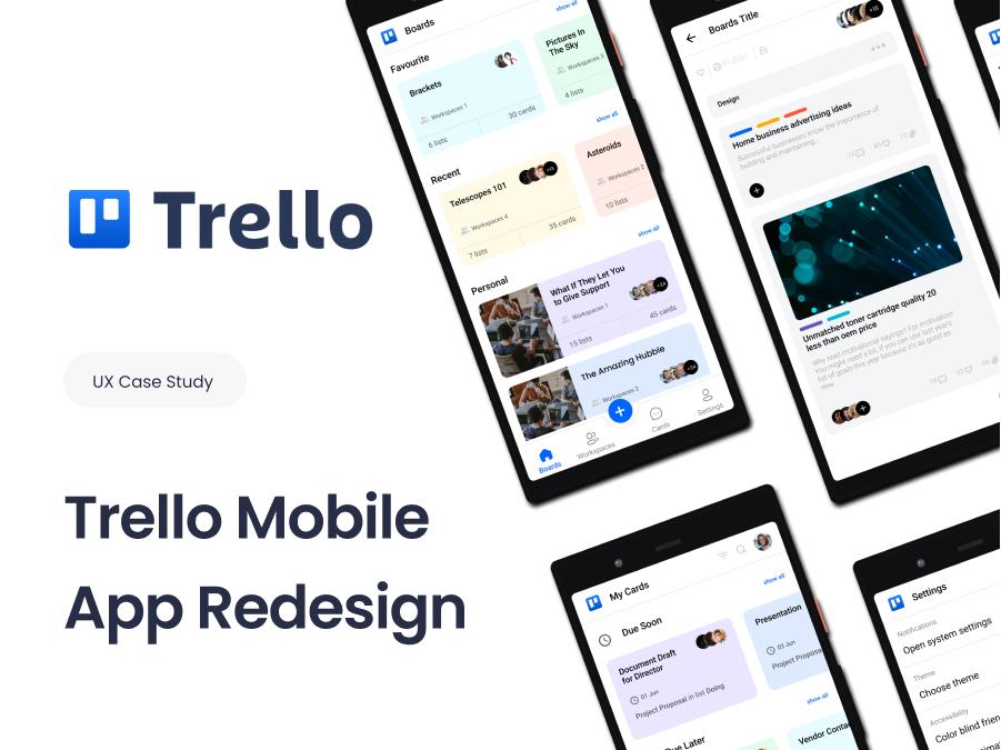 Trello 任务管理日程管理app ui .fig素材下载