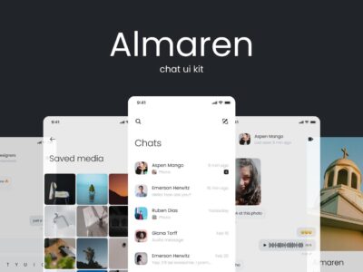 Almaren社交app ui .fig素材下载