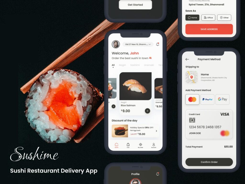 寿司美食外卖app ui .fig素材下载