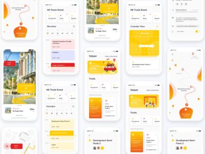 Schedule 日程管理app ui .sketch素材下载