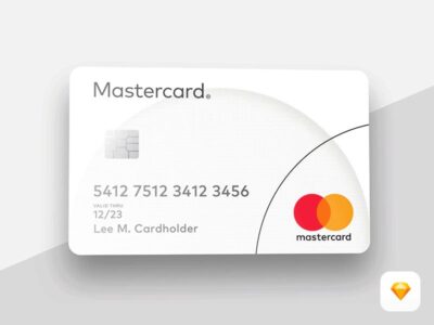 Mastercard Card sketch下载