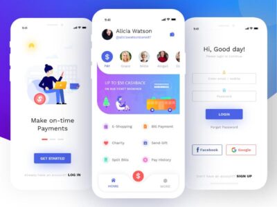 paynow 电商app ui .xd素材下载