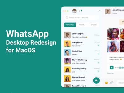 WhatsApp for macOS Redesign .fig素材下载