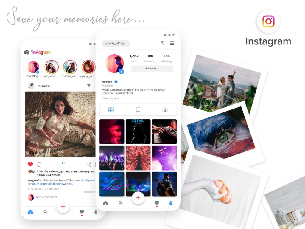 Instagram Redesign .xd素材下载