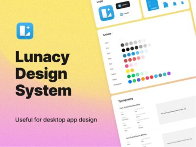 Lunacy Design System 桌面设计系统 .fig素材下载