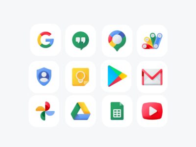 一组google产品图标 .xd .svg .ai素材下载