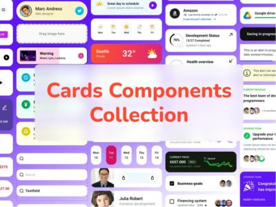 卡片card ui 模板 .fig素材下载