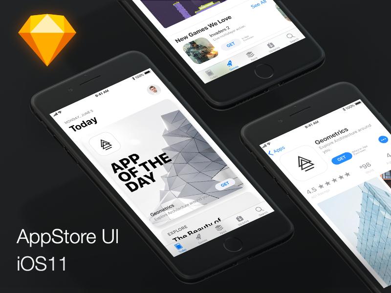 iOS11 App Store sketch下载