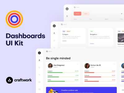 dashboard ui design kit .fig素材下载