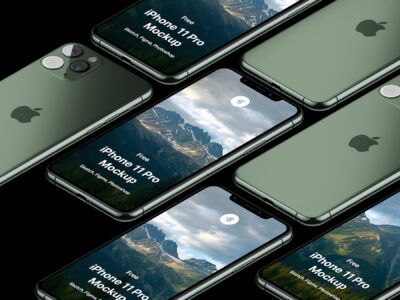 iphone 11 pro mockup .sketch .psd .fig素材下载