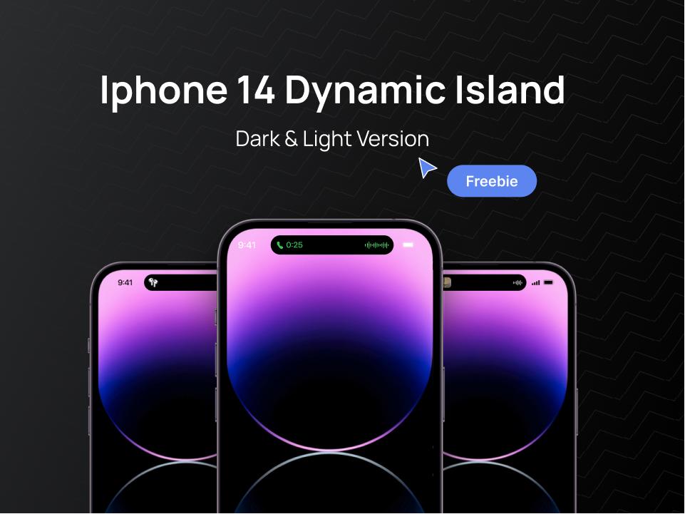 iphone 14 pro灵动岛UI .fig素材下载