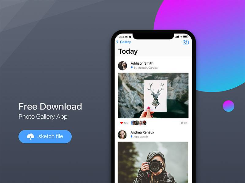Photo Gallery App sketch下载