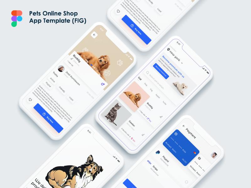 宠物app ui .fig素材下载