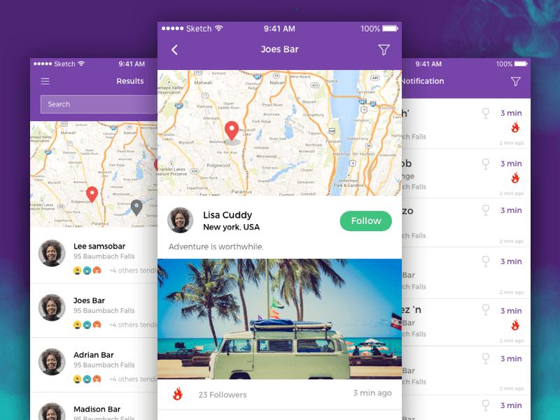 Bar Finder Sample App Sketch 素材下载
