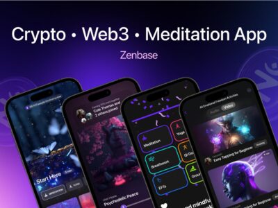 Crypto Web3 Meditation App .fig素材下载