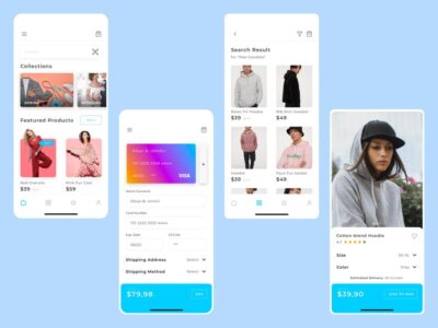 电商app ui Marier UI Kit .sketch素材下载